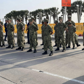 Standing at Parade Rest